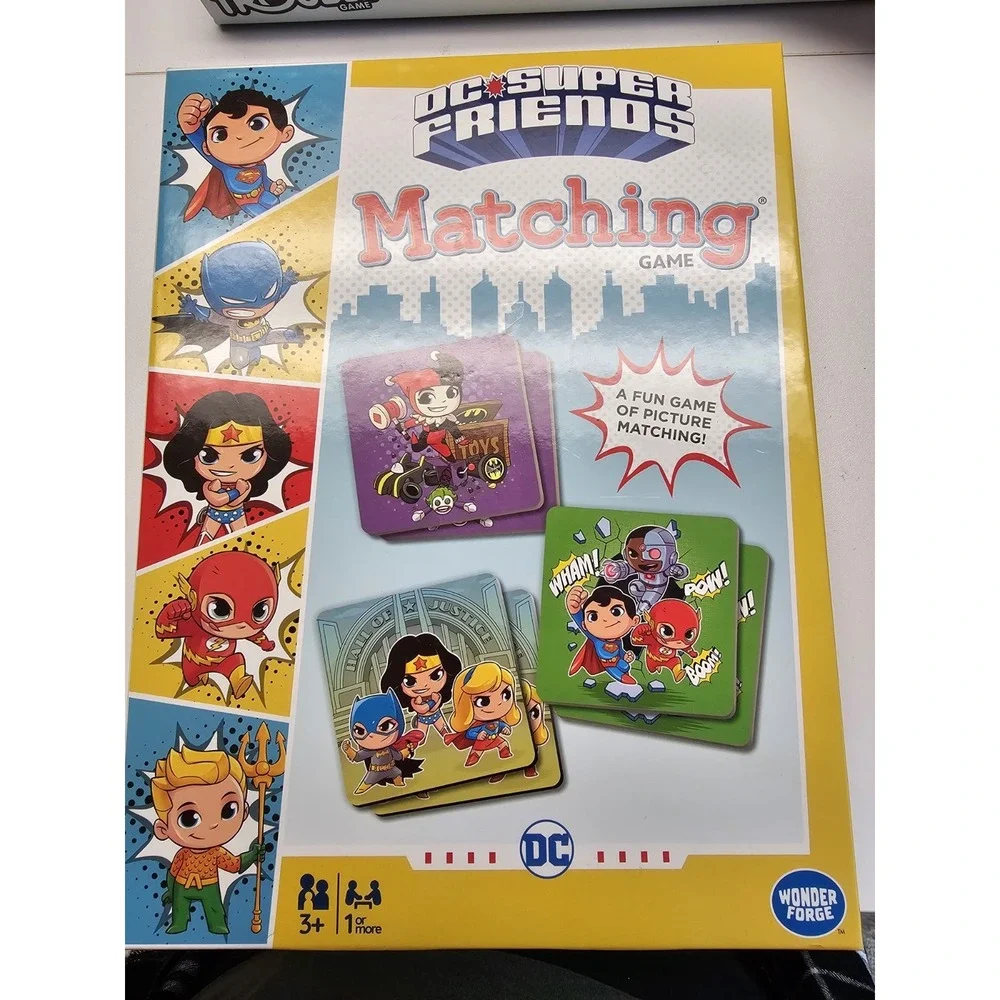 Wonder Forge DC Super Friends Matching Game for Boys &‎ Girls Age 3 and Up